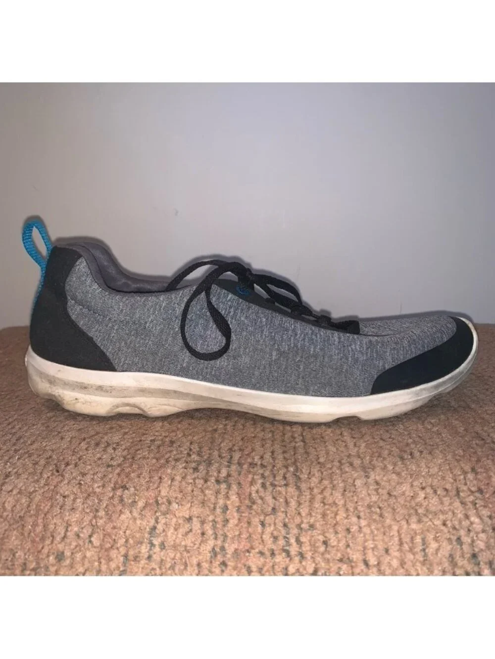 CROCS Gray and Black Athletic Shoes